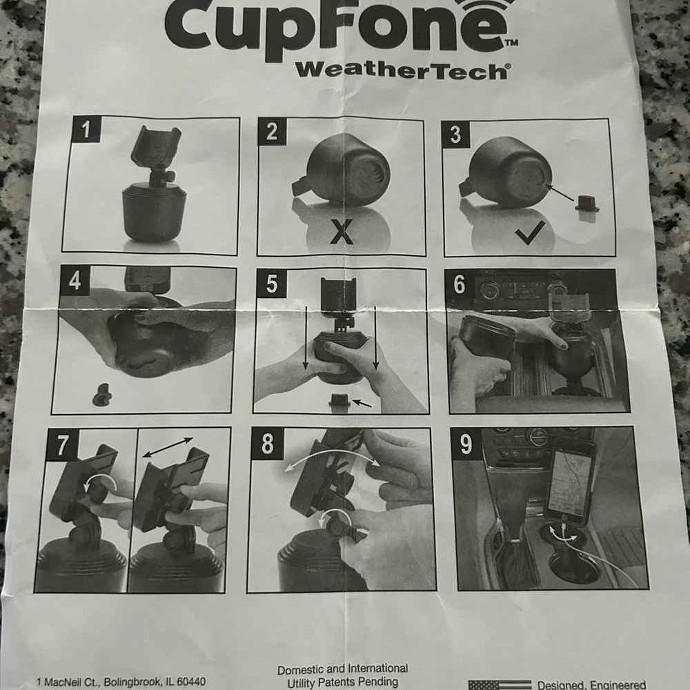 WeatherTech CupFone Phone Holder - Picture 2 of 3